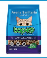 Arena Sanitaria TOPK9 Aroma Lavanda 2 kg 