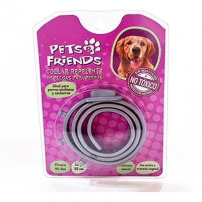 Collar  Pets Friends Repelente Pulgas 1 un