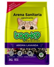 Top K9 Arena sanitaria Café Moka/Rosas/Limón/Talco de bebé/Manzana/Lavanda 4 kg