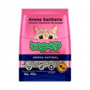 Top K9 Arena sanitaria Mineral Repelente pulgas y garrapatas 4 kg