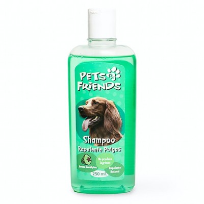 Shampoo Pets Friends Repelente Pulgas 250 ml