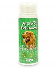 Shampoo Seco Pets Friends Repelente Pulgas 100 g