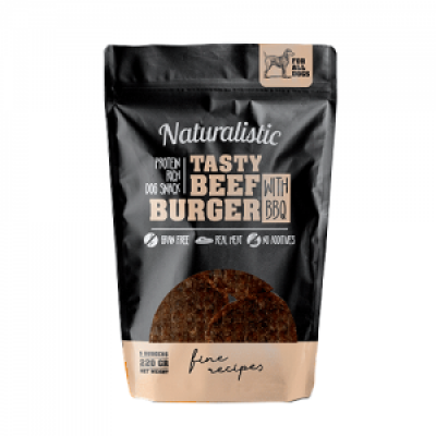 Naturalistic Tasty Beef Burger with BBQ 220 g/ 5 burger