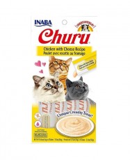 Inaba Churu Chicken with cheese 56 g / 4 tubes 