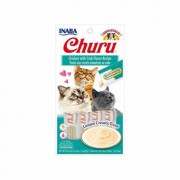 Churu Chicken with crab flavor recipe 56 g / 4 tubos