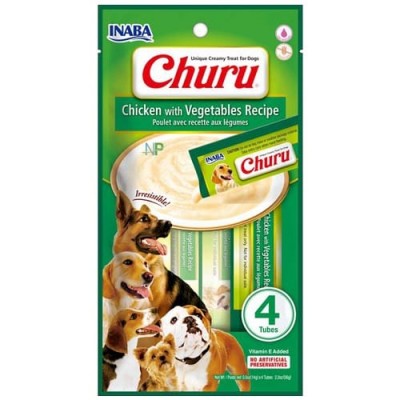 Inaba Churu Chicken with vegetables recipe 56 g / 4 tubes