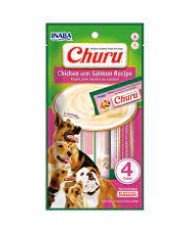 Inaba Churu Chicken with Salmon   56 g / 4 tubes