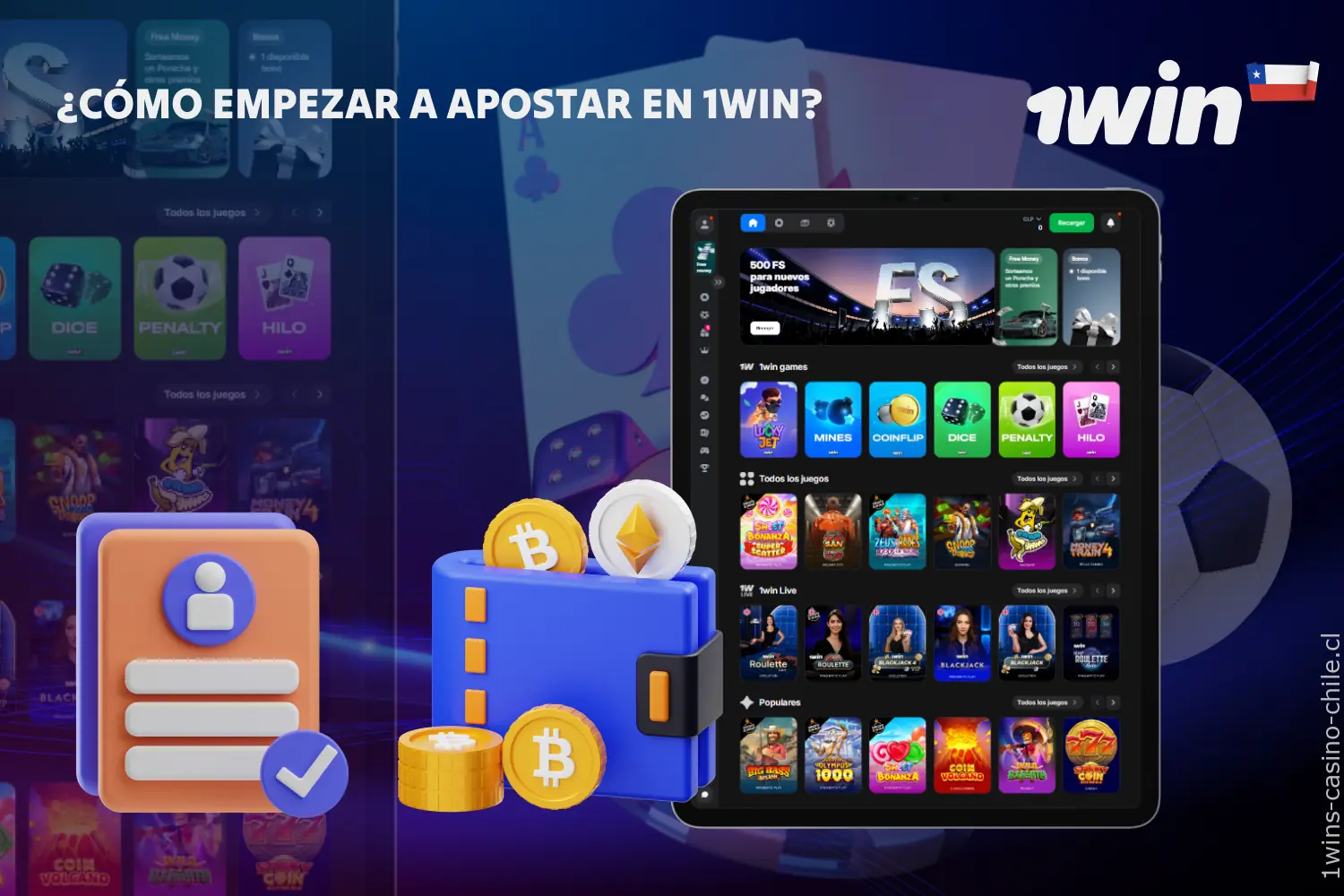 Para comenzar a apostar en 1win, los jugadores en Chile solo deben seguir unos sencillos pasos