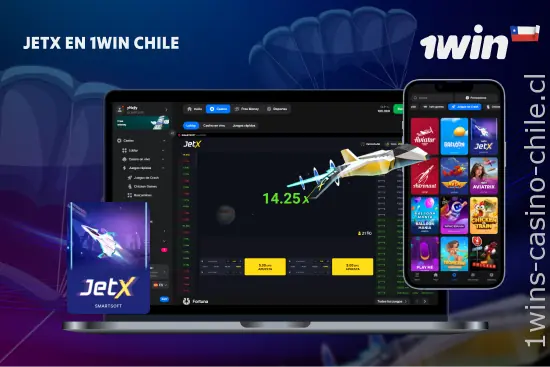 El emocionante juego JetX en 1win Chile es popular y cuenta con un RTP del 97%